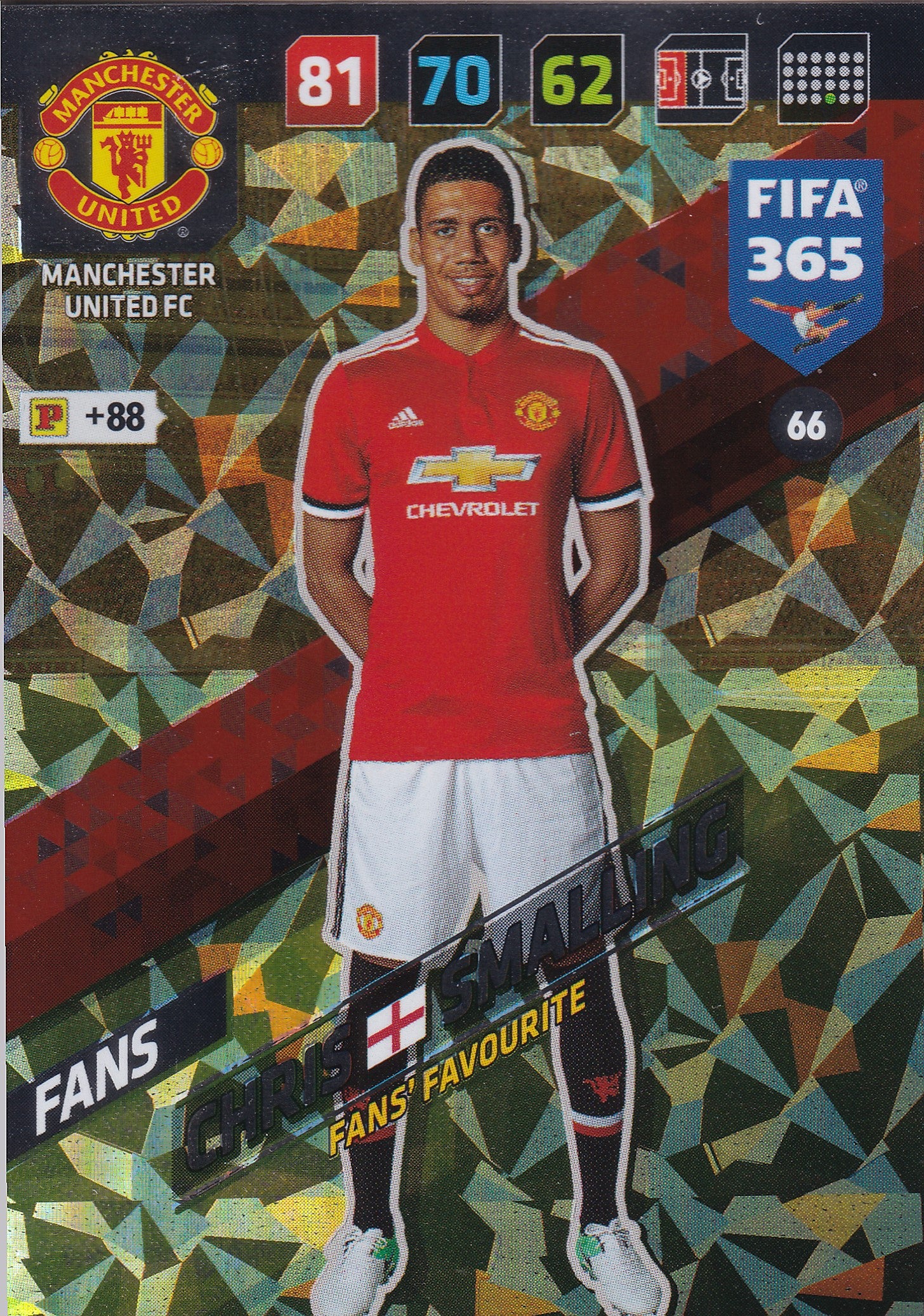 066. CHRIS SMALLING - MANCHESTER UNITED - FANS - FANS’ FAVOURITE