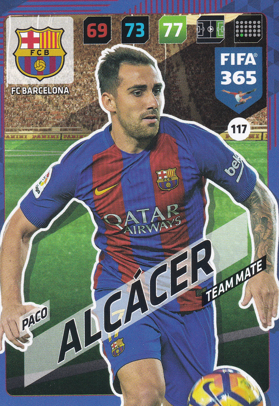 117. PACO ALCÁCER - FC BARCELONA - TEAM MATE