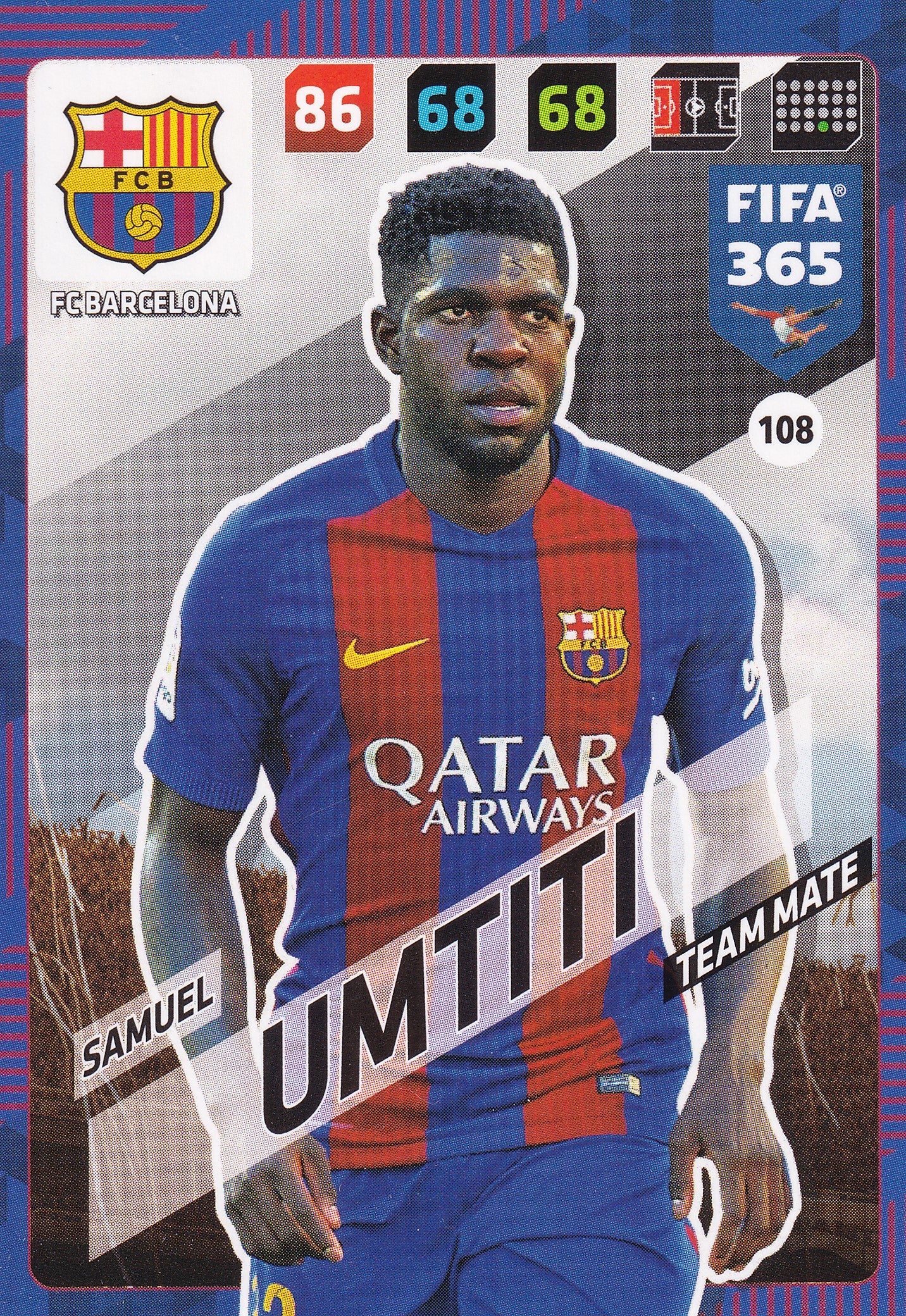 108. SAMUEL UMTITI - FC BARCELONA - TEAM MATE