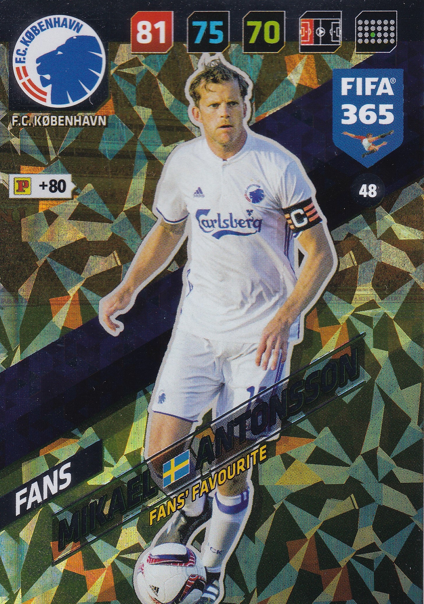 048. MIKAEL ANTONSSON - F.C. KØBENHAVN - FANS - FANS’ FAVOURITE
