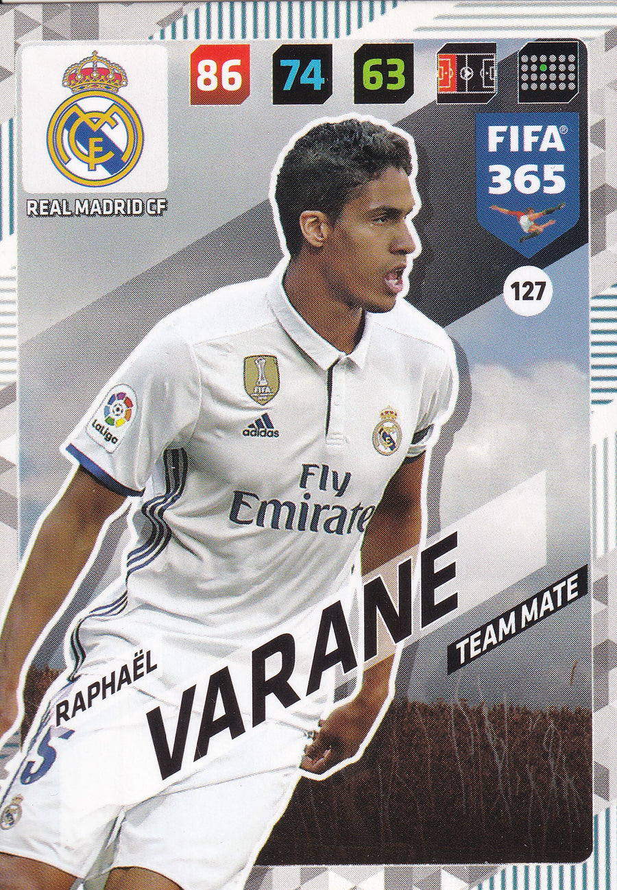 127. RAPHAËL VARANE - REAL MADRID CF - TEAM MATE