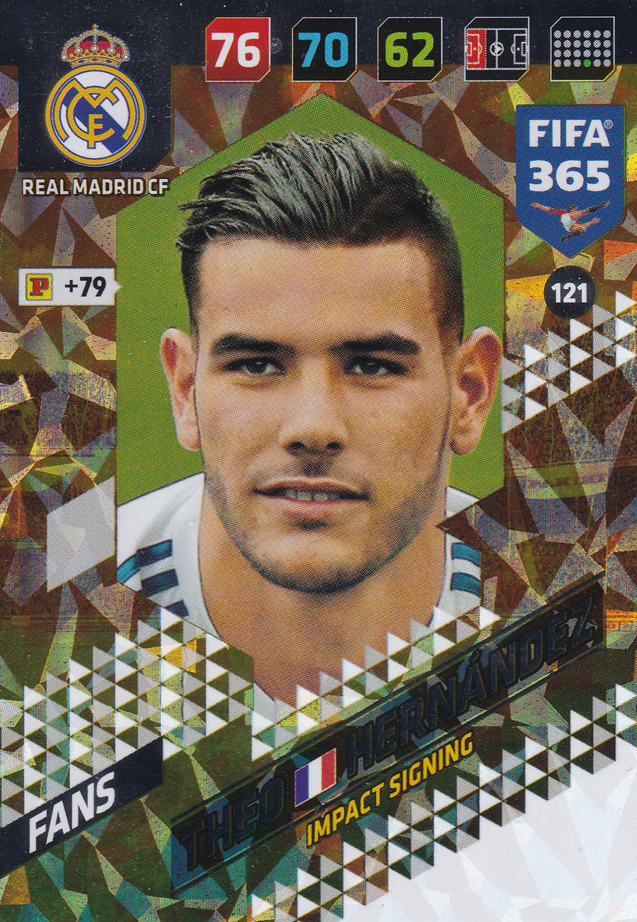 121. THEO HERNÁNDEZ - REAL MADRID CF - FANS - IMPACT SIGNING