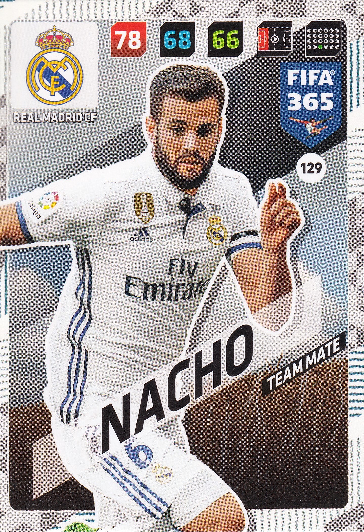 129. NACHO - REAL MADRID CF - TEAM MATE