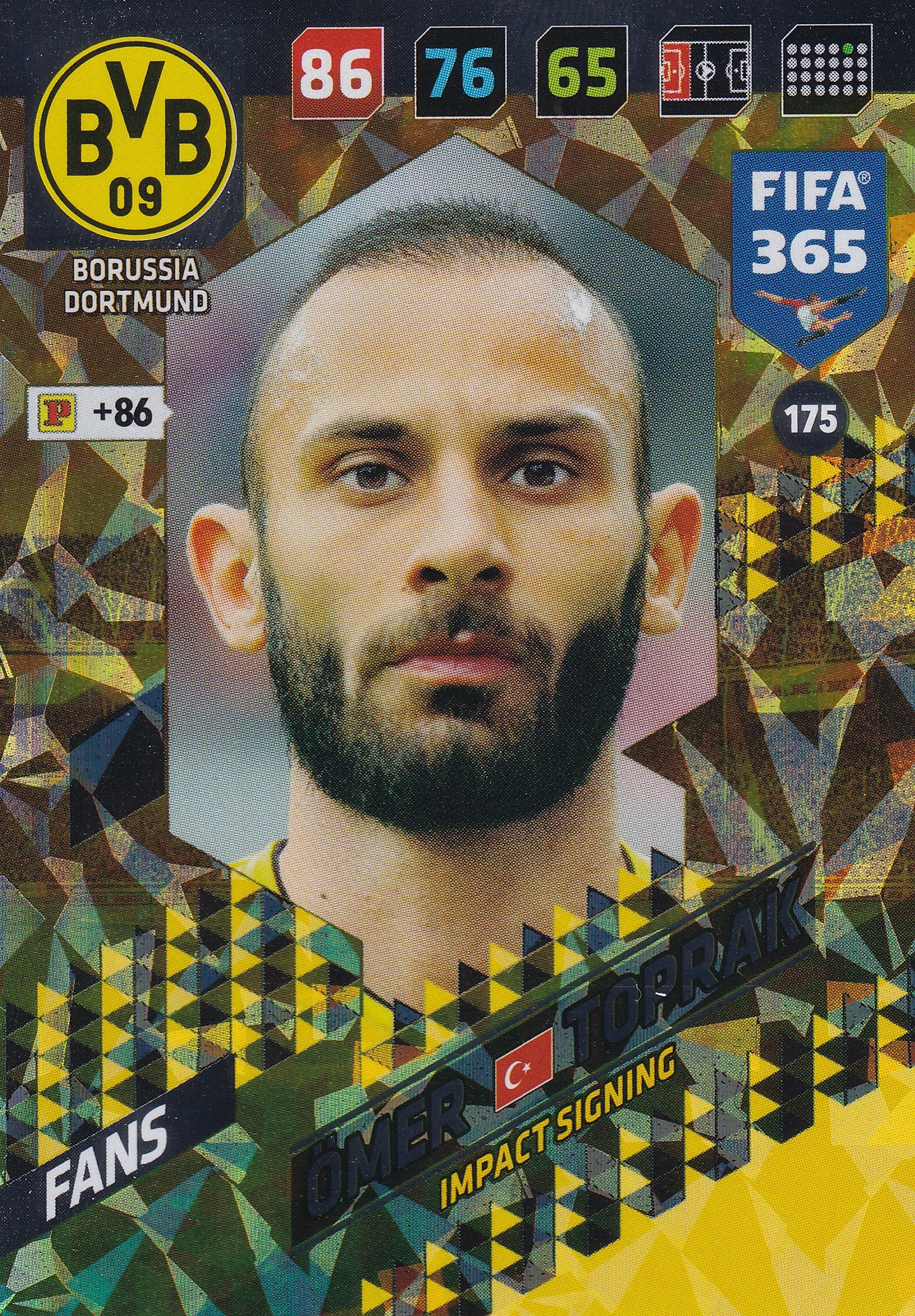 175. ÖMER TOPRAK - BORUSSIA DORTMUND - FANS - FANS’ FAVOURITE
