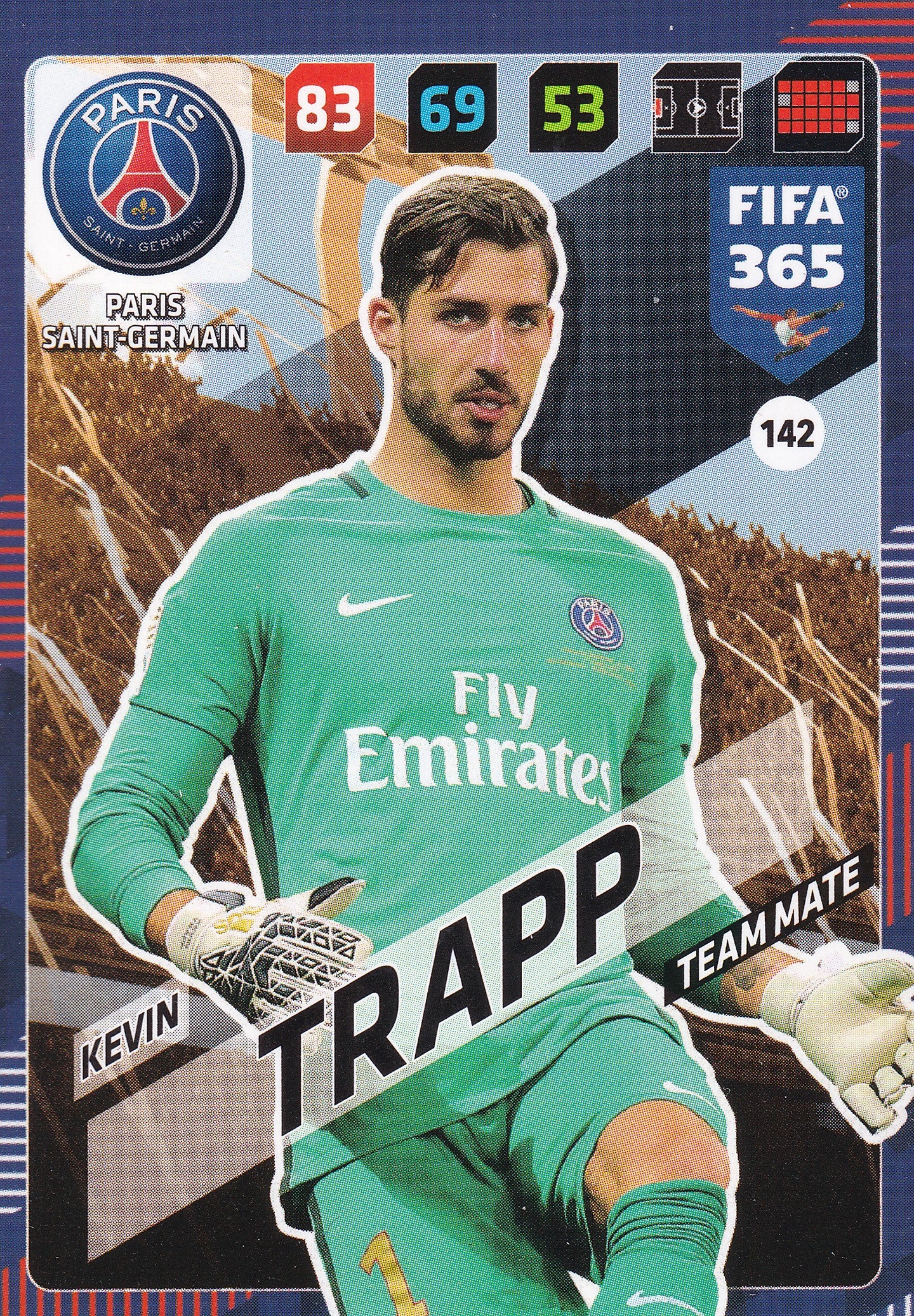 142. KEVIN TRAPP - PARIS SAINT-GERMAIN - TEAM MATE