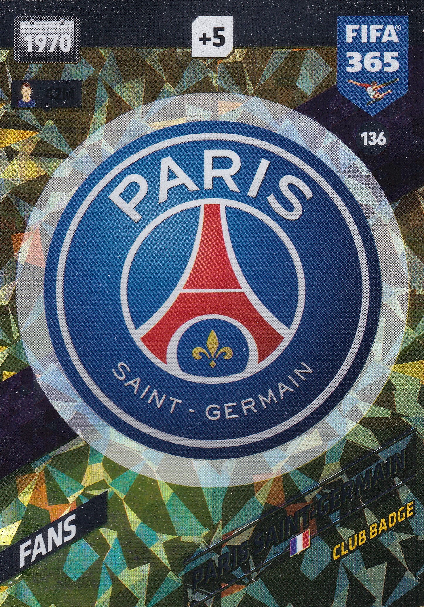136. PARIS SAINT-GERMAIN - FRANKRIKE - FANS - CLUB BADGE