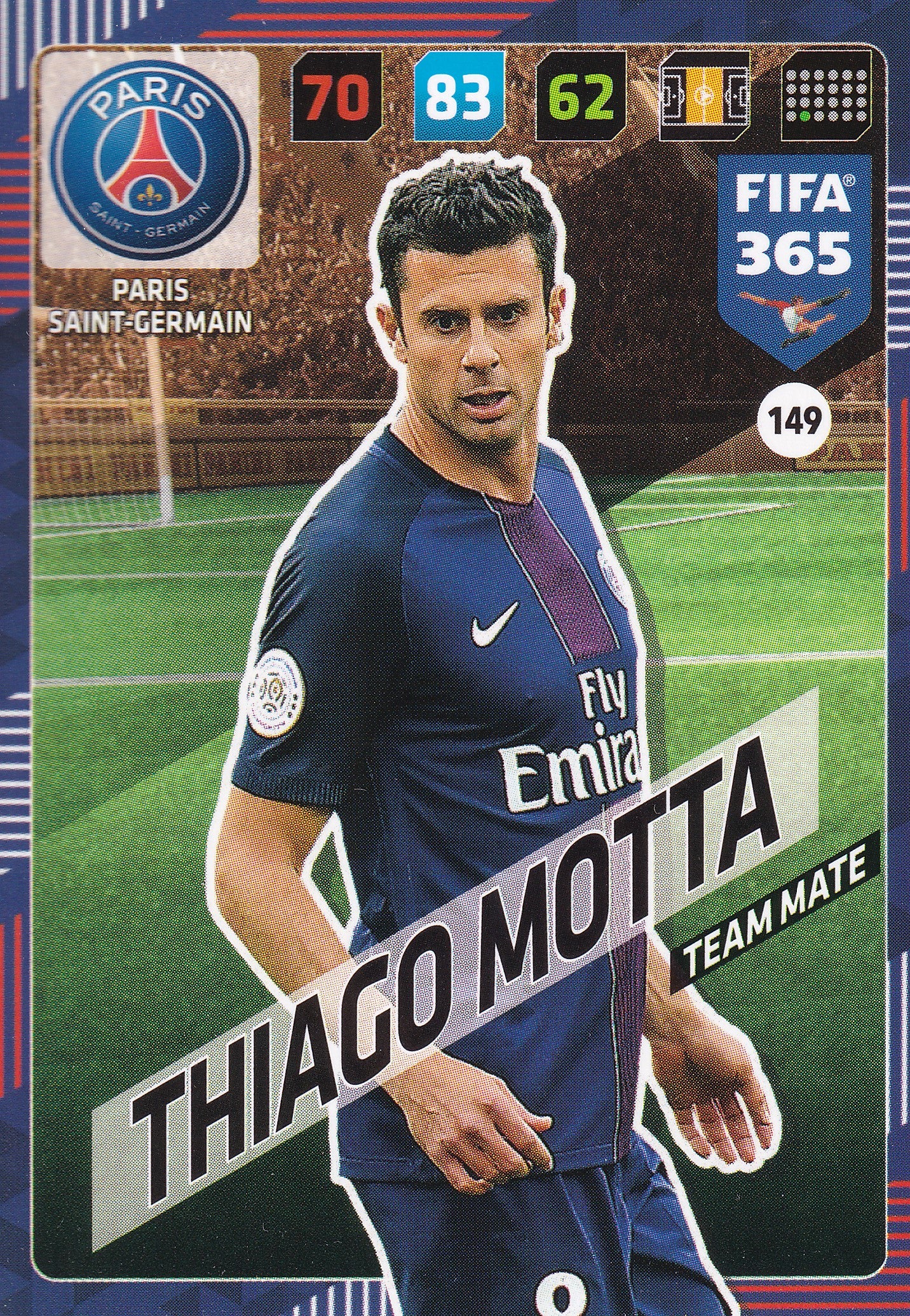 149. THIAGO MOTTA - PARIS SAINT-GERMAIN - TEAM MATE
