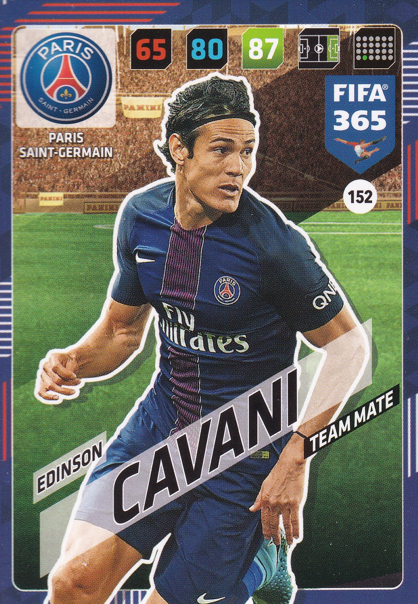 152. EDINSON CAVANI - PARIS SAINT-GERMAIN - TEAM MATE