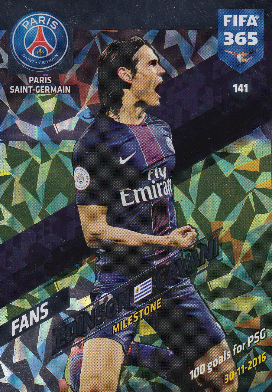 141. EDINSON CAVANI - PARIS SAINT-GERMAIN - FANS - MILESTONE