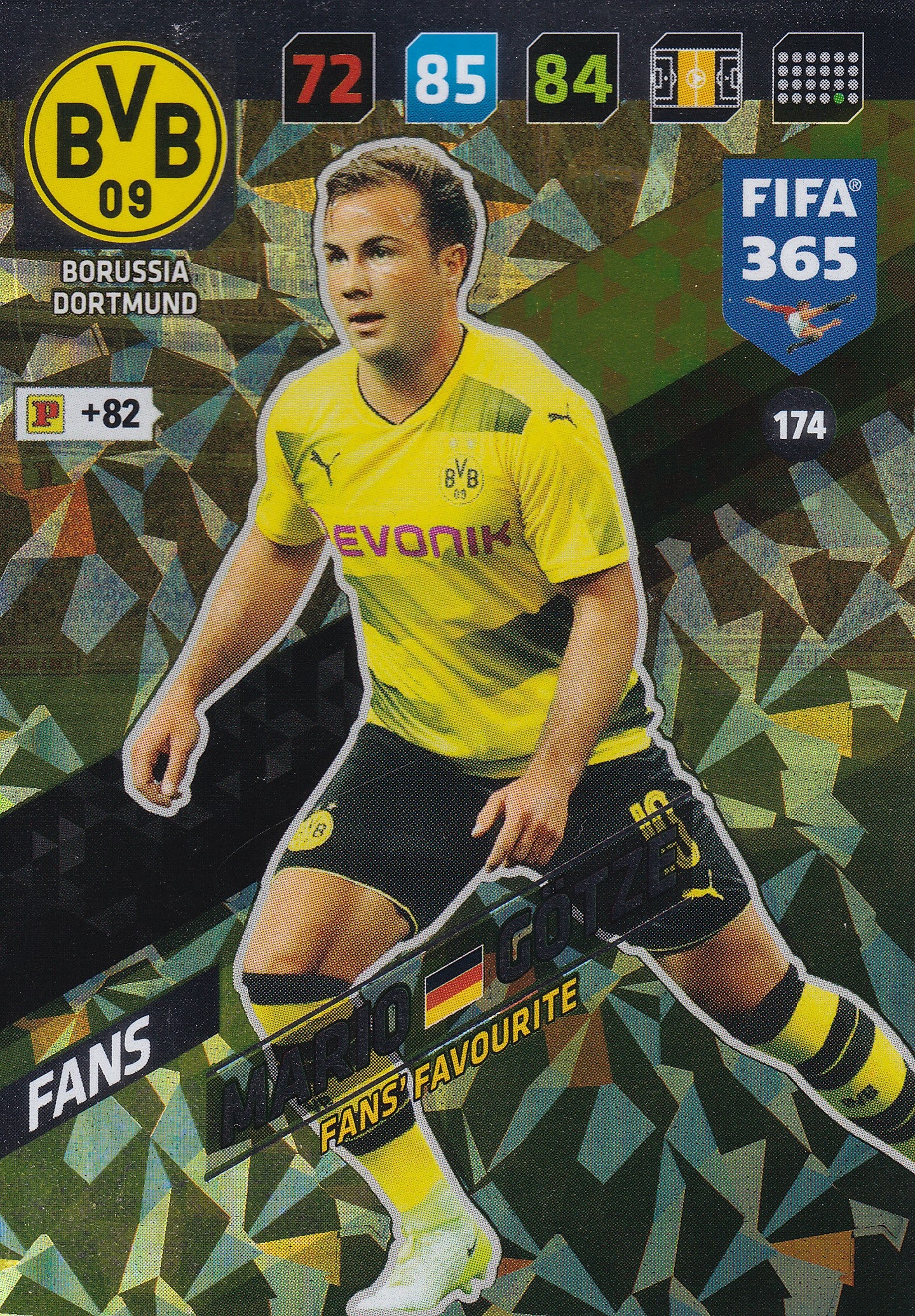 174. MARIO GÖTZE - BORUSSIA DORTMUND - FANS - FANS’ FAVOURITE