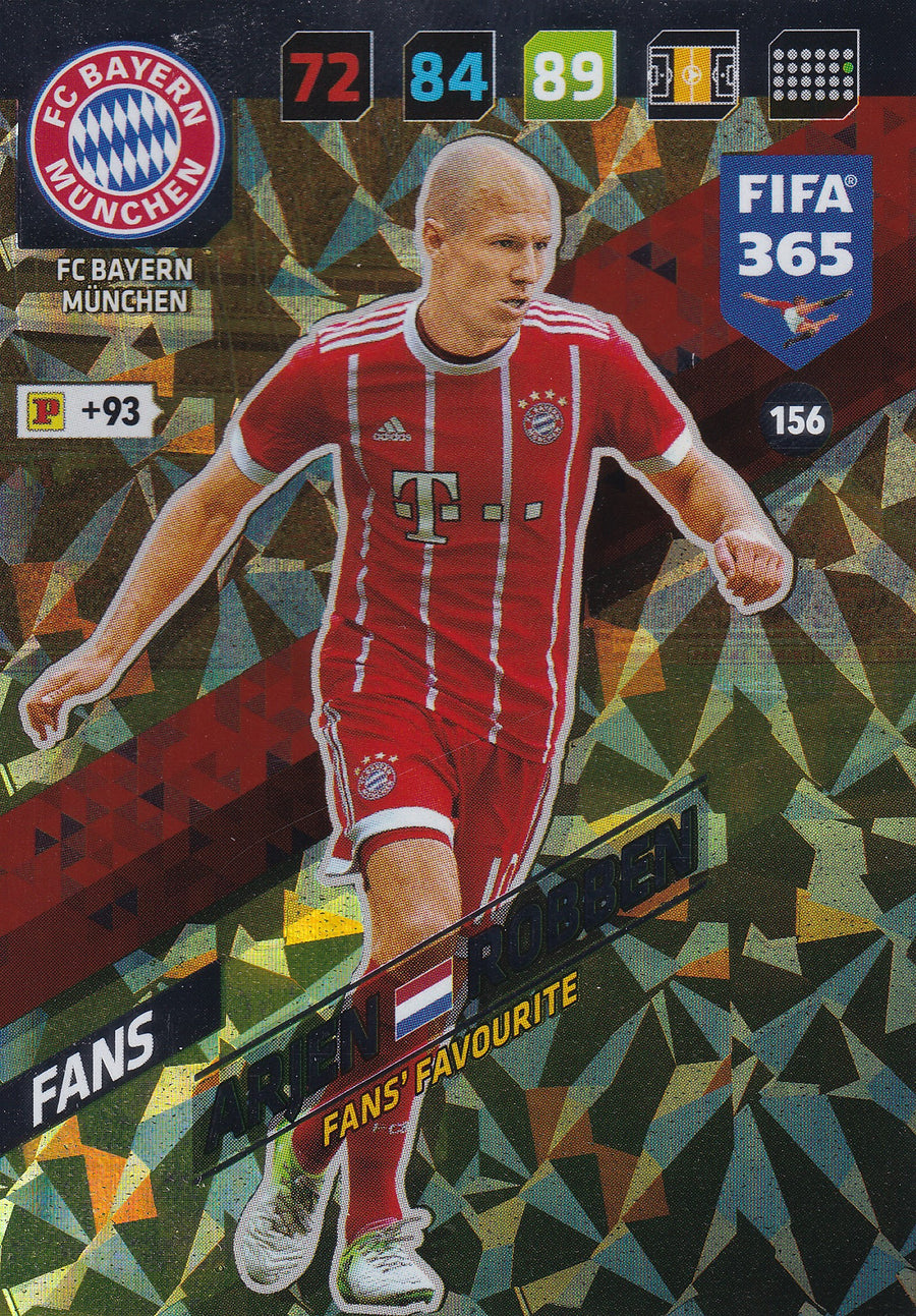 156. ARJEN ROBBEN - FC BAYERN MÜNCHEN - FANS - FANS’ FAVOURITE