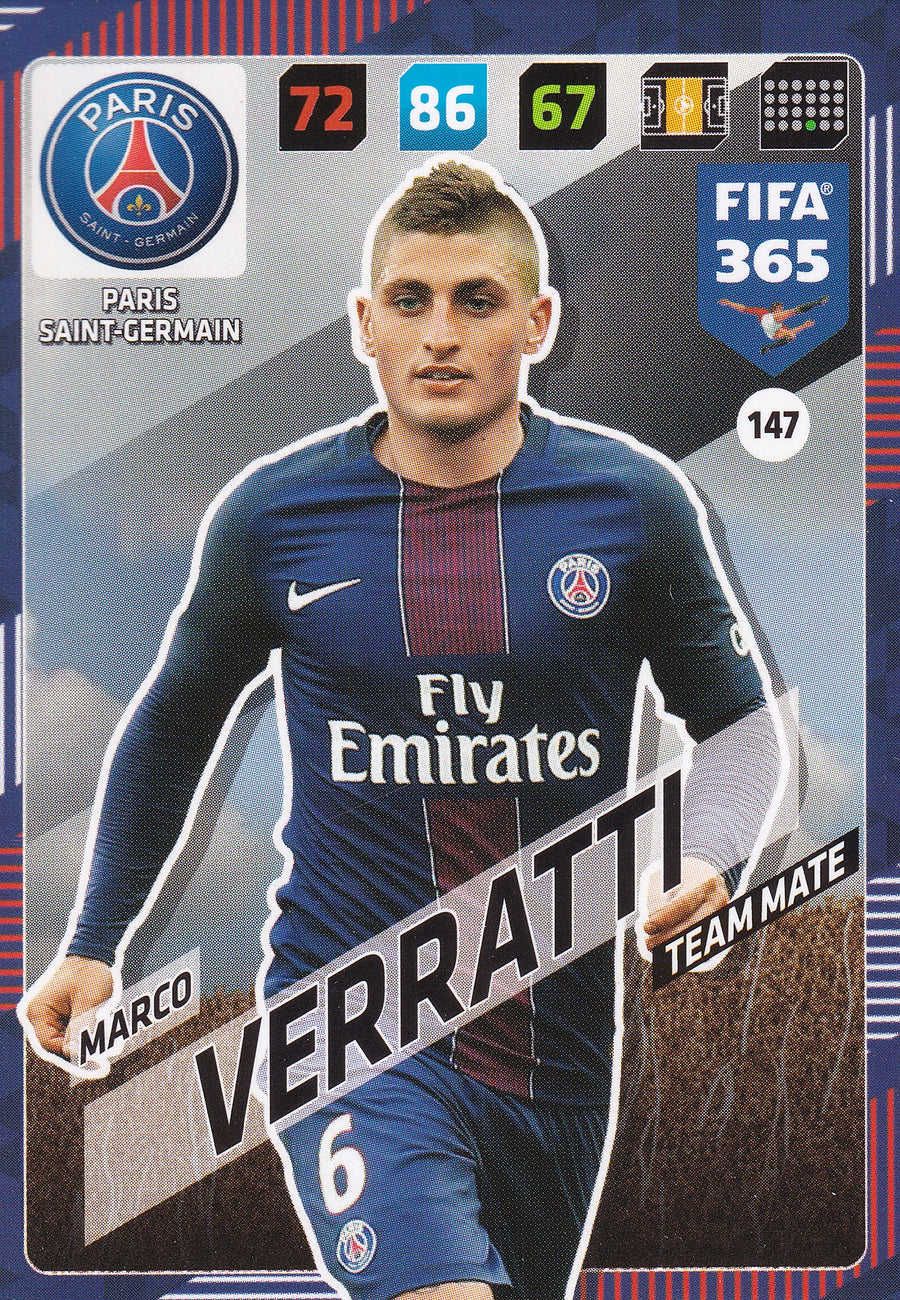 147. MARCO VERRATTI - PARIS SAINT-GERMAIN - TEAM MATE