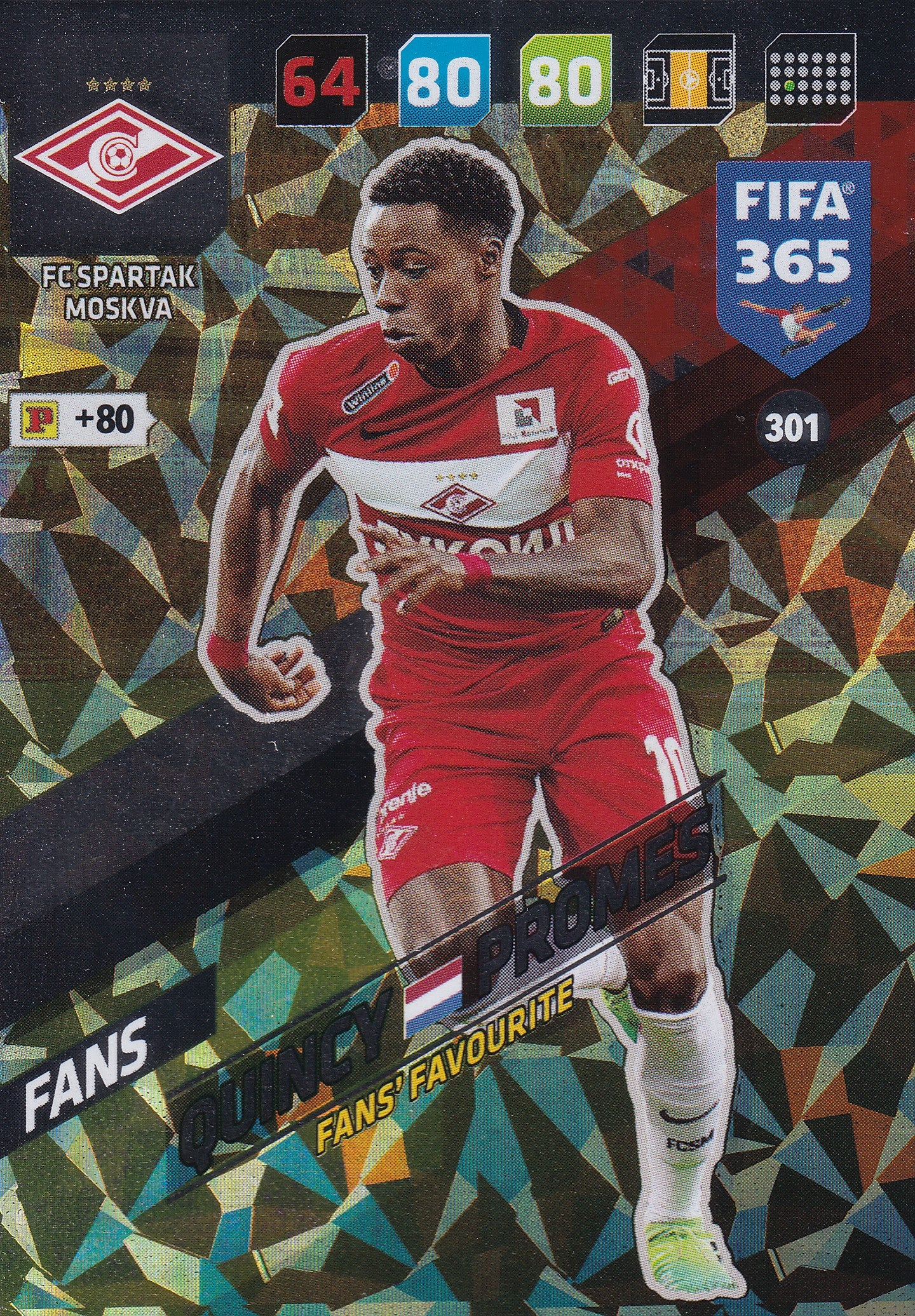 301. QUINCY PROMES - FC SPARTAK MOSKVA - FANS - FANS’ FAVOURITE