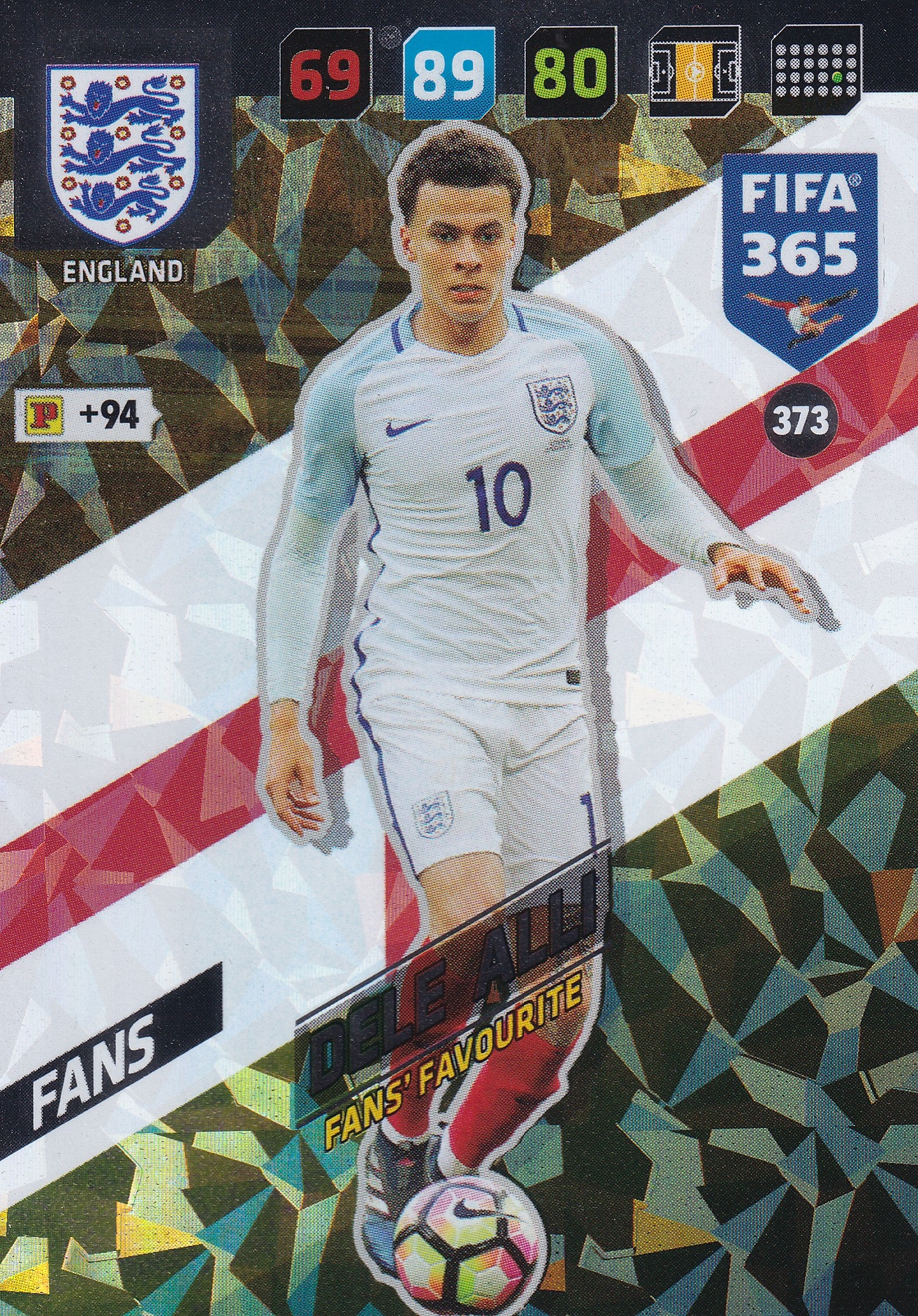 373. DELE ALLI - ENGLAND - FANS - FANS’ FAVOURITE