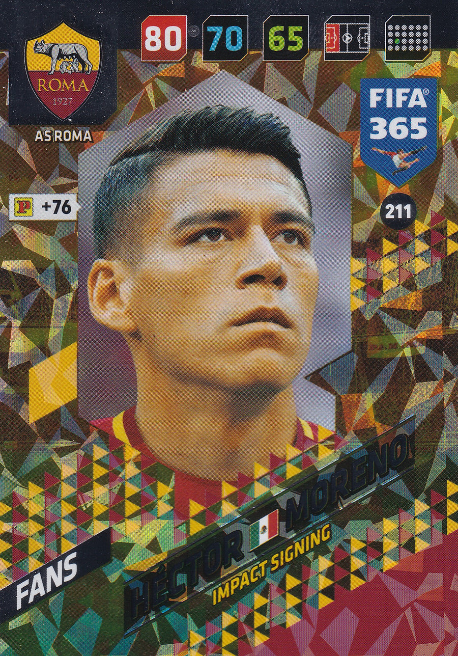 211. HÉCTOR MORENO - AS ROMA - FANS - IMPACT SIGNING