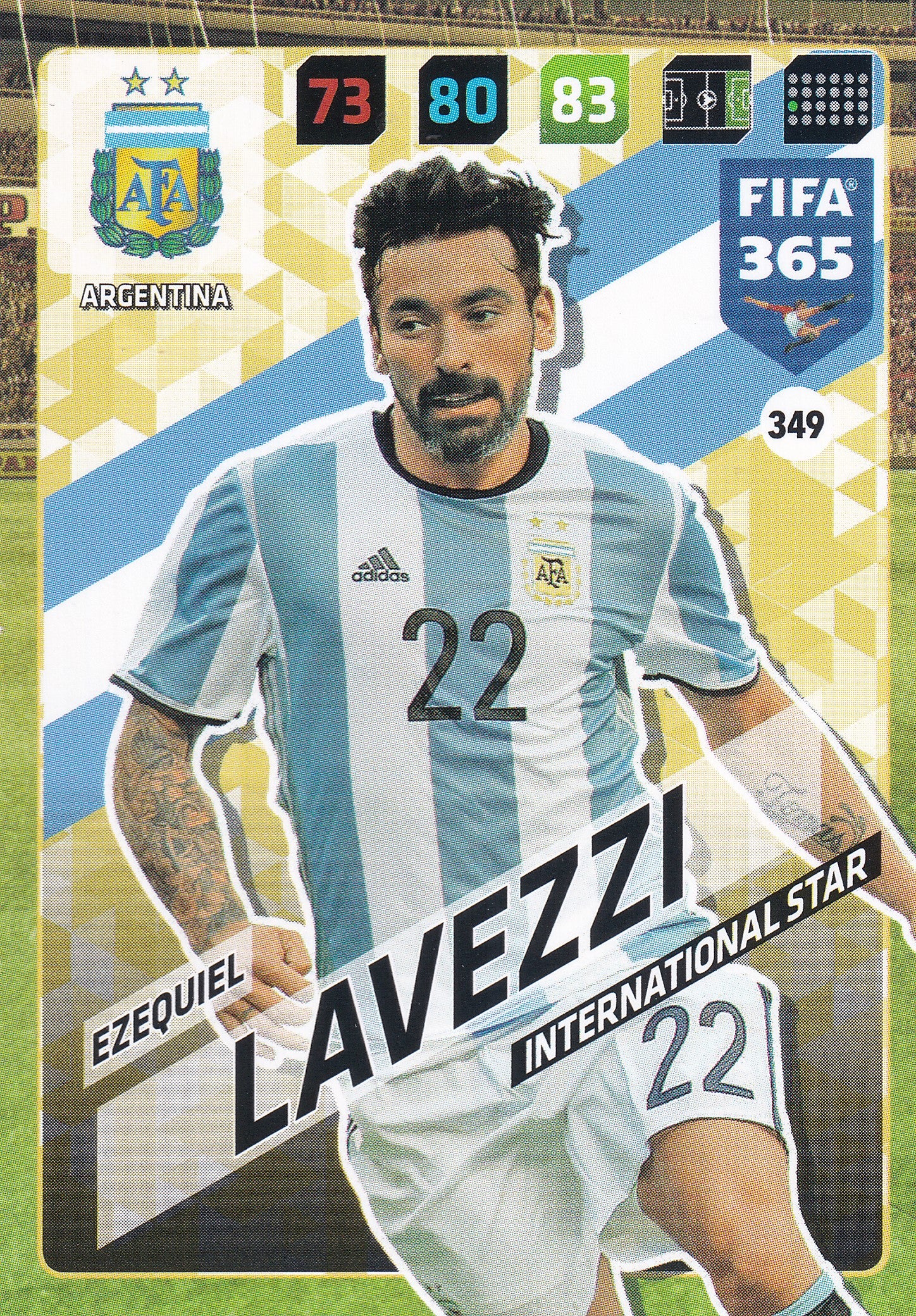 349. EZEQUIEL LAVEZZI - ARGENTINA - INTERNATIONAL STAR