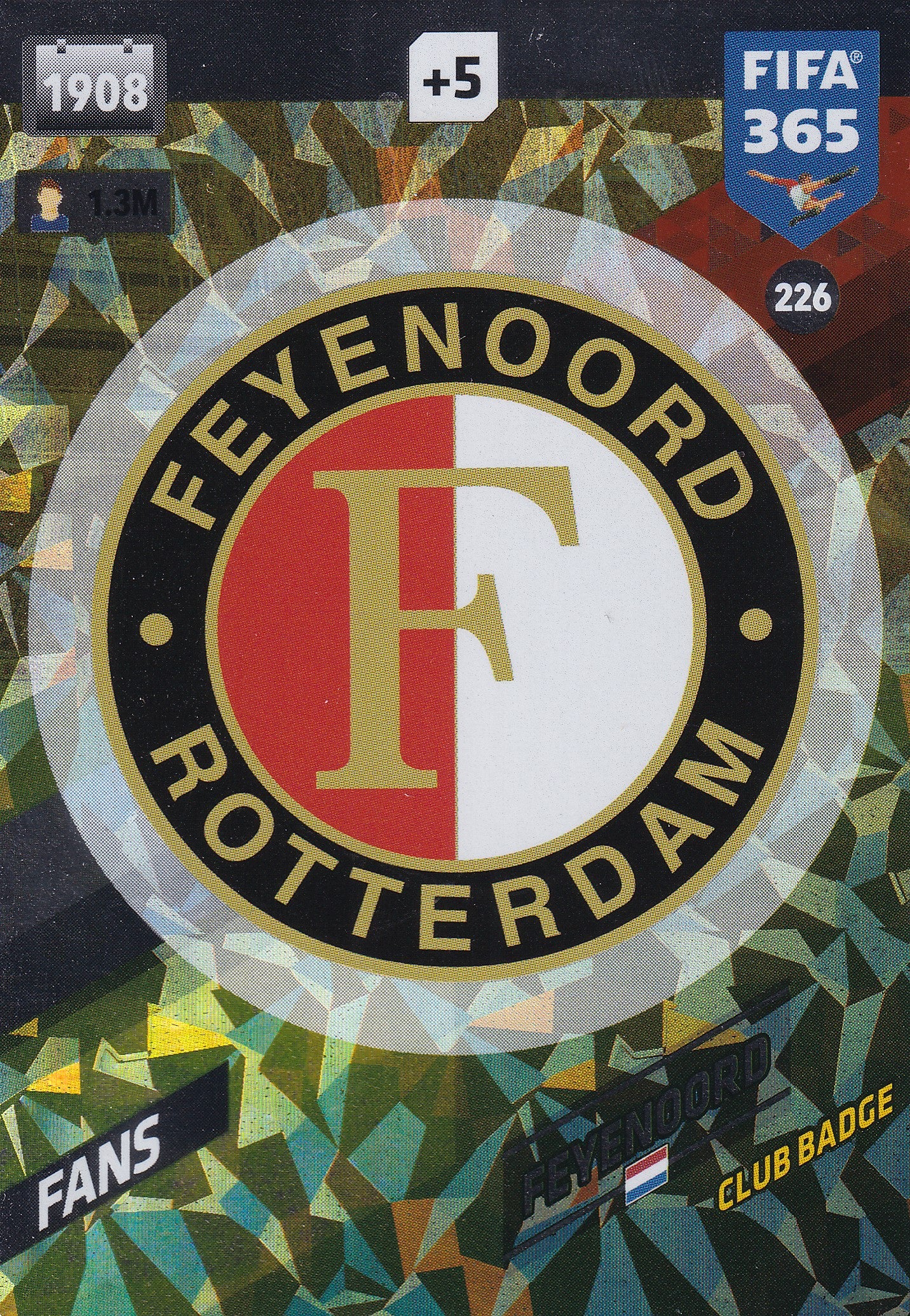226. FEYENOORD - NEDERLAND - FANS - CLUB BADGE