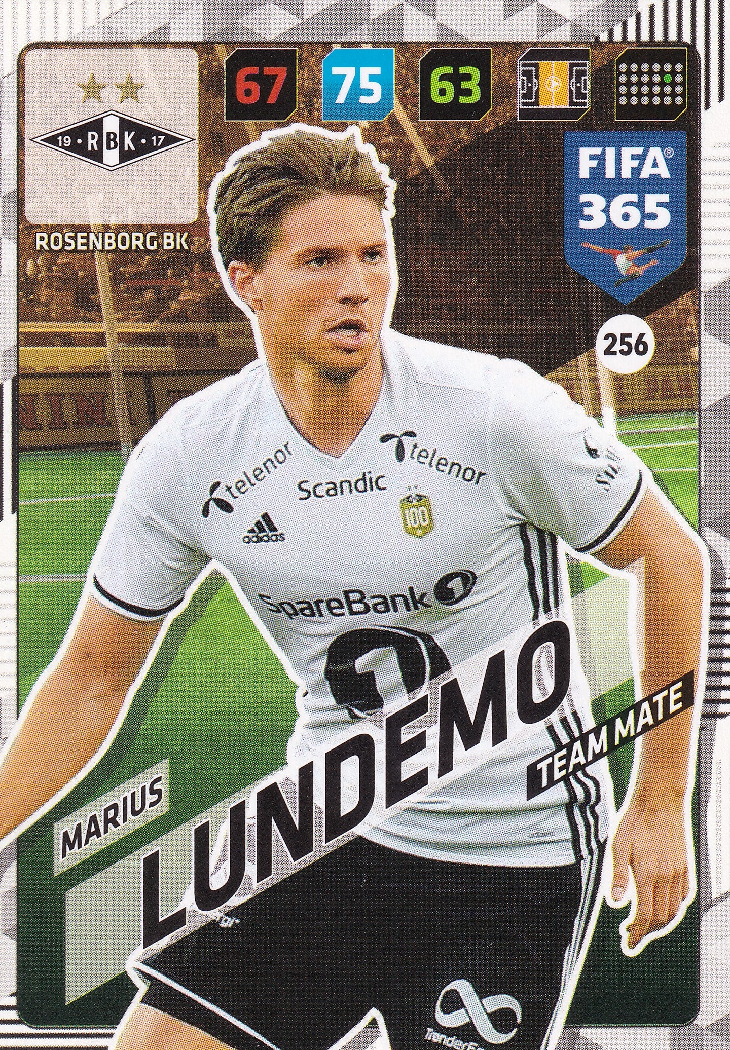 256. MARIUS LUNDEMO - ROSENBORG BK - TEAM MATE