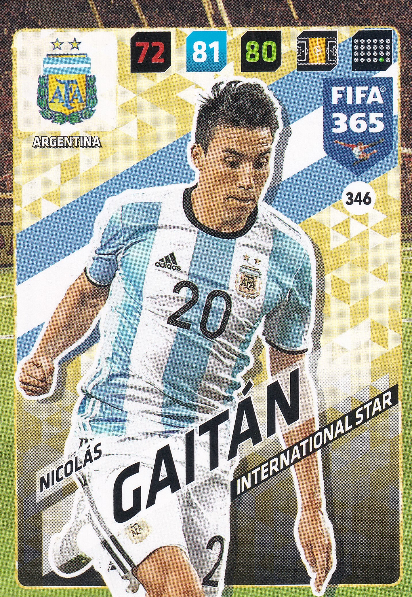 346. NUCOLÁS GAITAN - ARGENTINA - INTERNATIONAL STAR