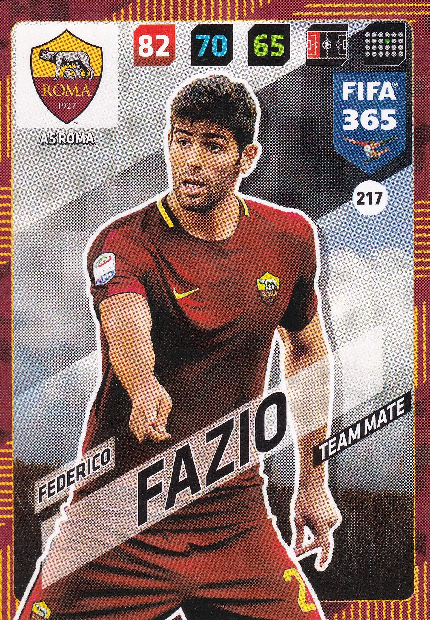 217. FEDERICO FAZIO - AS ROMA - TEAM MATE