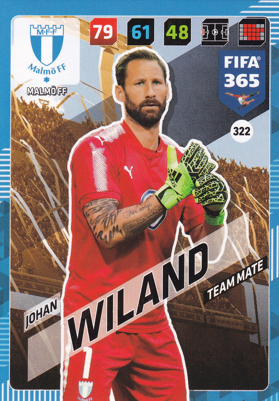 322. JOHAN WILAND - MALMÖ FF - TEAM MATE