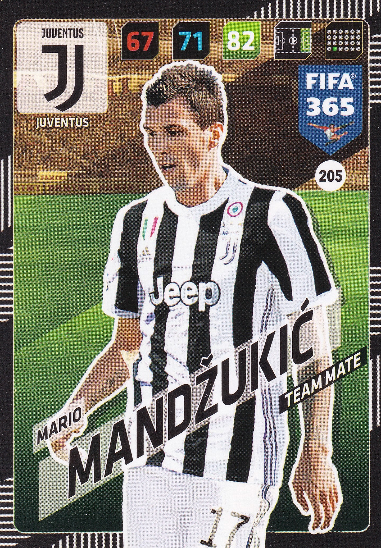 205. MARIO MANDZUKIC - JUVENTUS - TEAM MATE