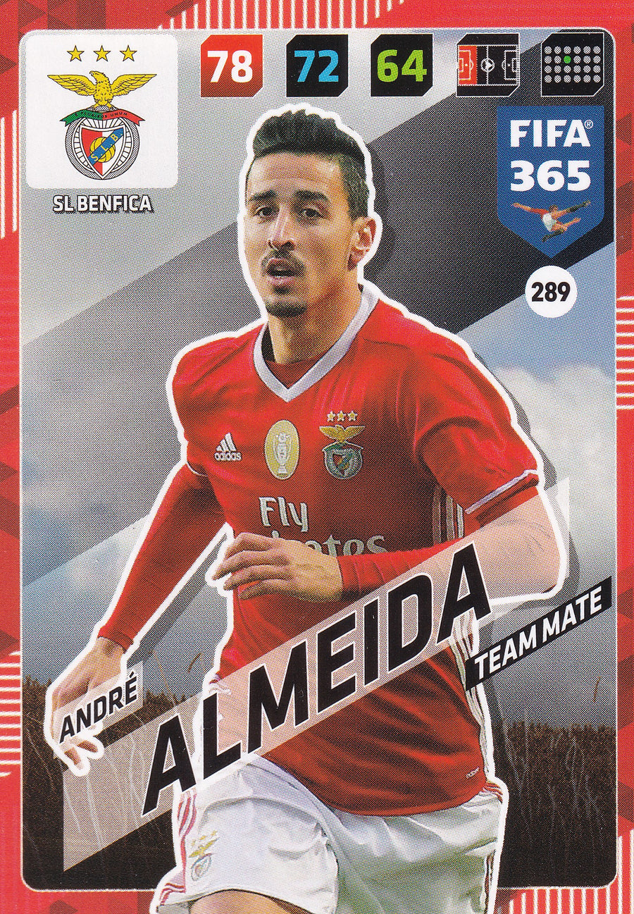 289. ANDRÉ ALMEIDA - SL BENFICA - TEAM MATE