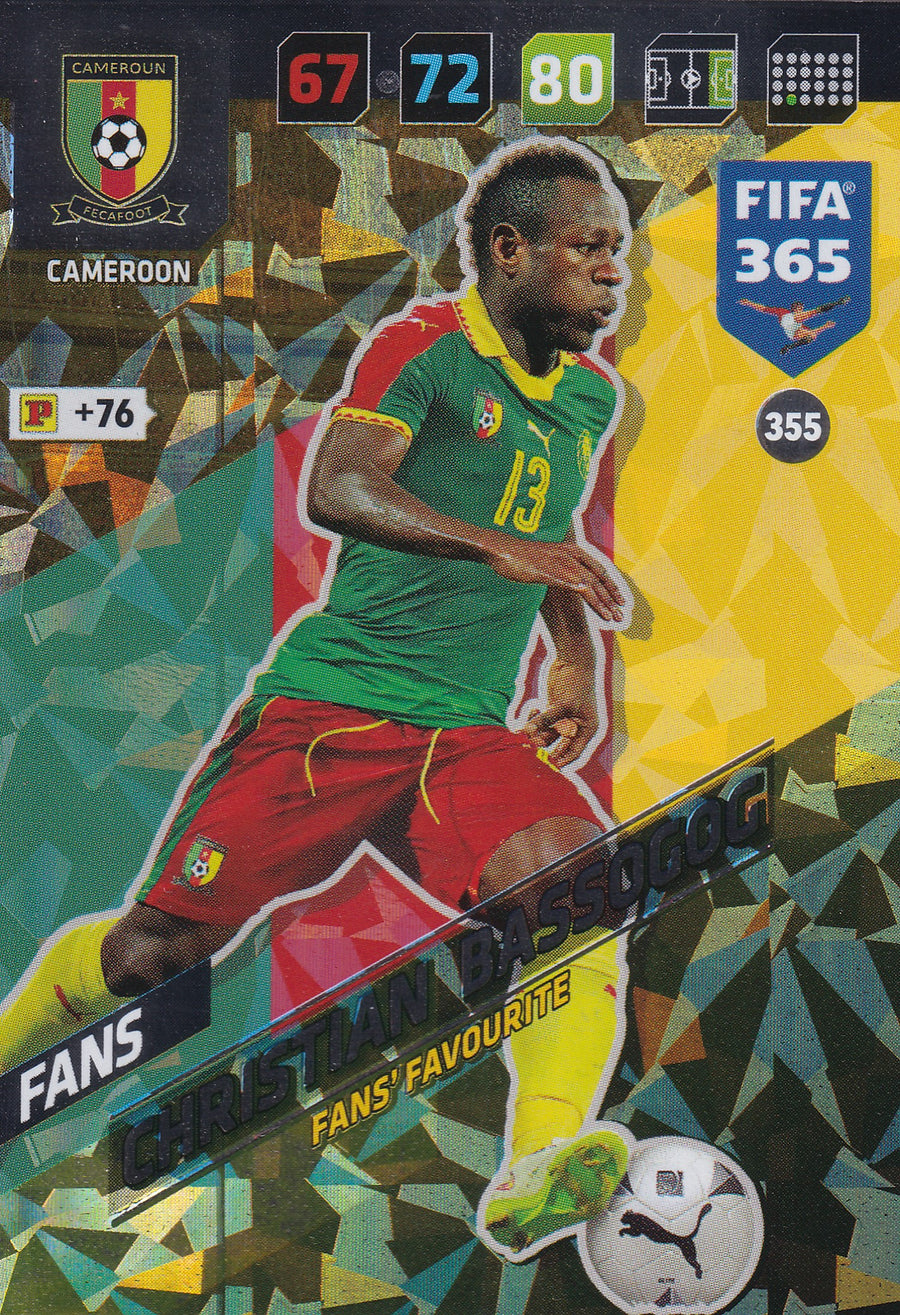 355. CHRISTIAN BASSOGOG - CAMEROON - FANS - FANS’ FAVOURITE