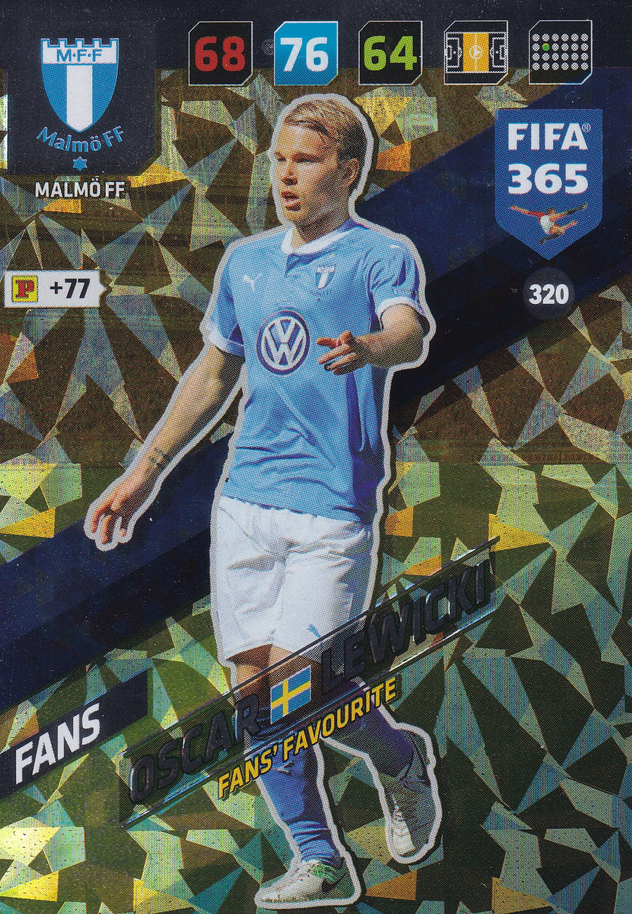 320. OSCAR LEWICKI - MALMÖ FF - FANS - FANS’ FAVOURITE