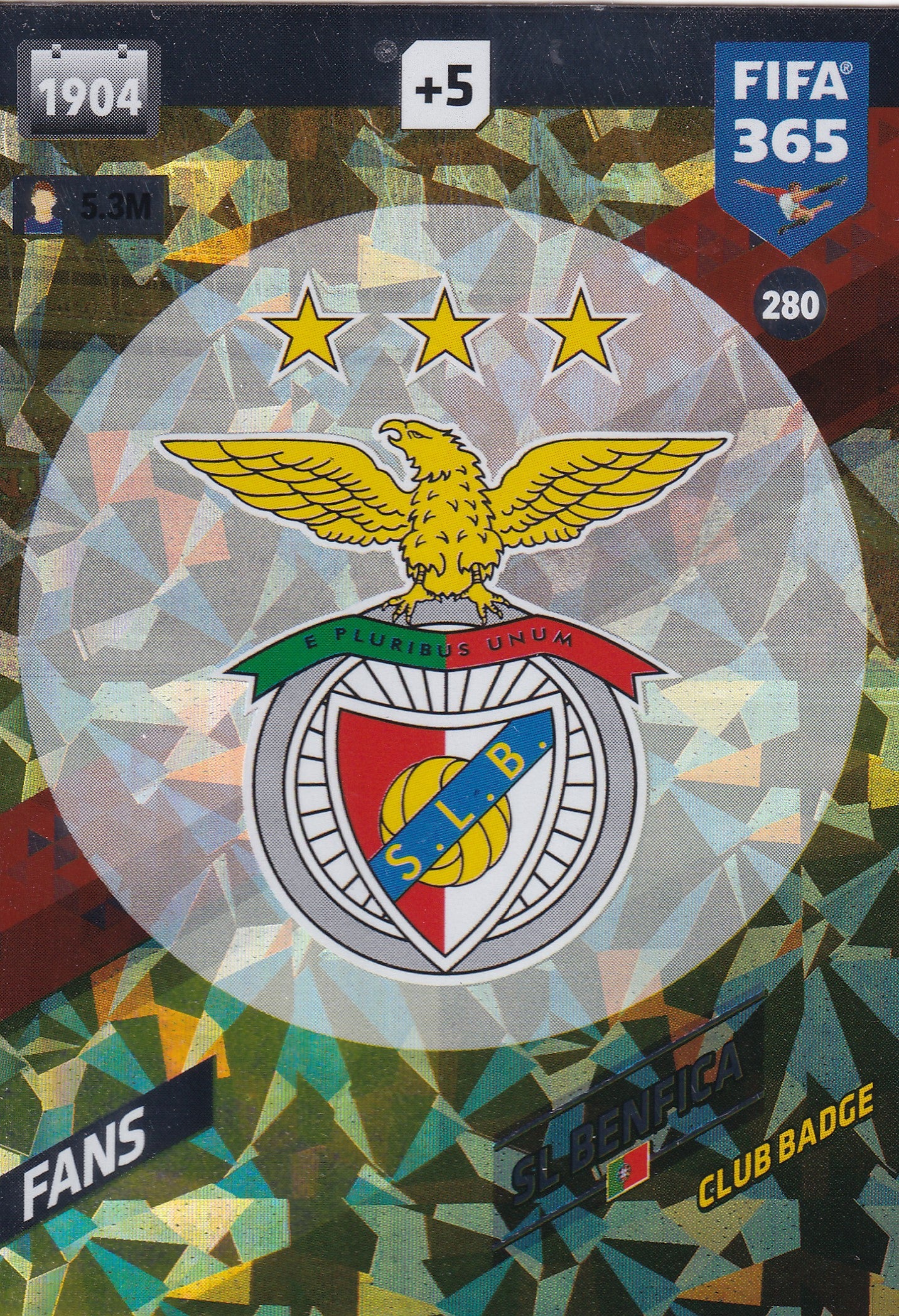 280. SL BENFICA - PORTUGAL - FANS - CLUB BADGE