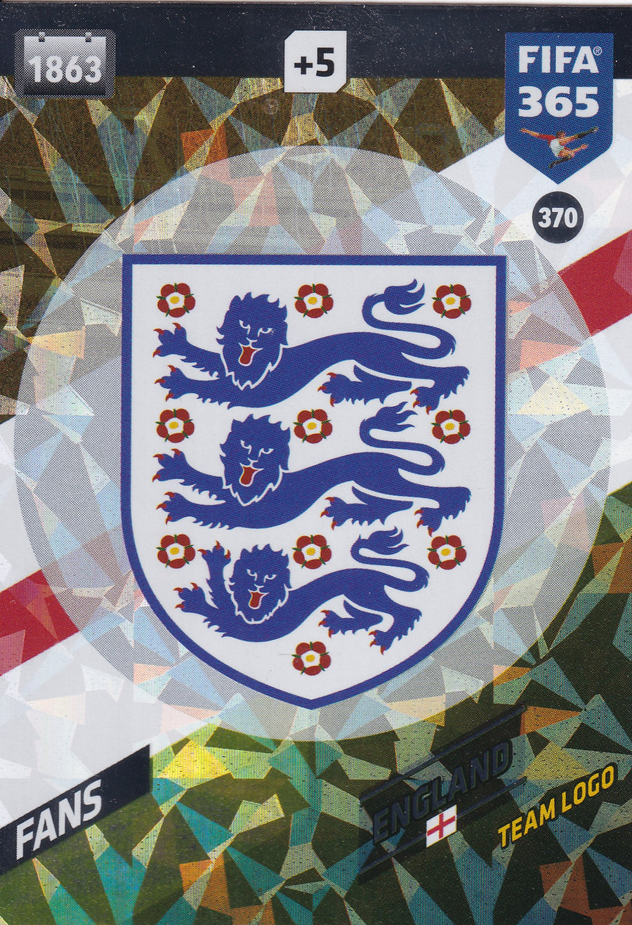 370. ENGLAND - FANS - TEAM LOGO