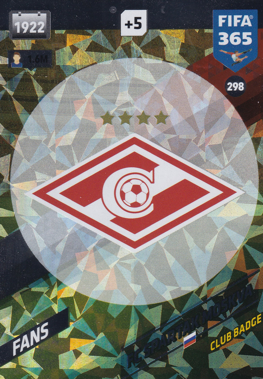 298. FC SPARTAK MOSKVA - RUSSLAND - FANS - CLUB BADGE