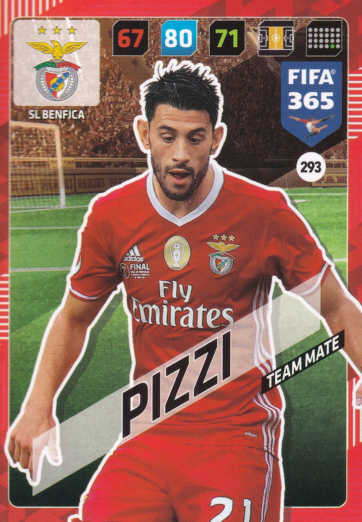 293. PIZZI - SL BENFICA - TEAM MATE
