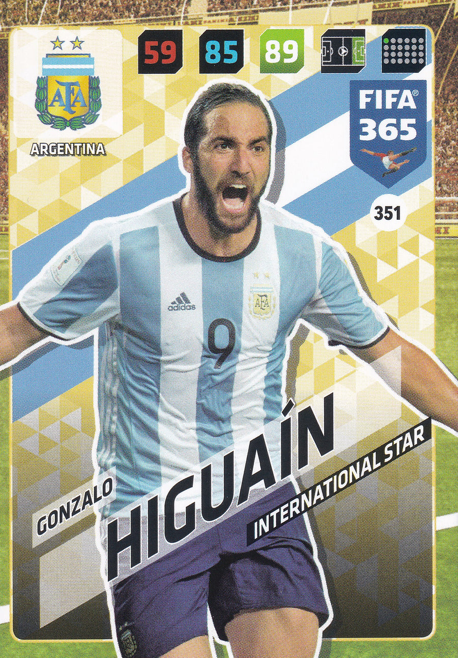 351. GONZALO HIGUAÍN - ARGENTINA - INTERNATIONAL STAR