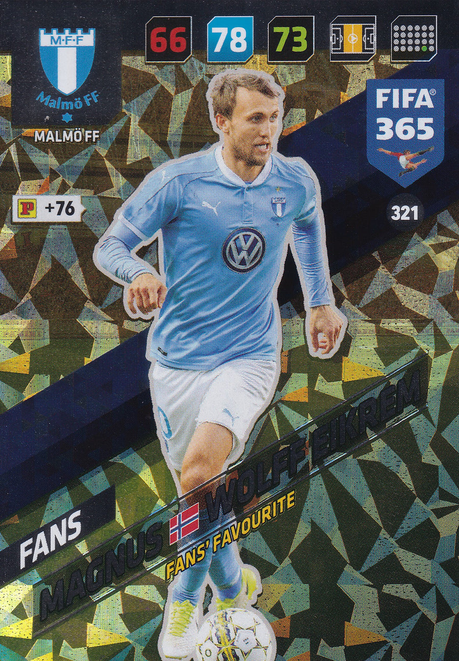 321. MAGNUS WOLFF EIKREM - MALMÖ FF - FANS - FANS’ FAVOURITE