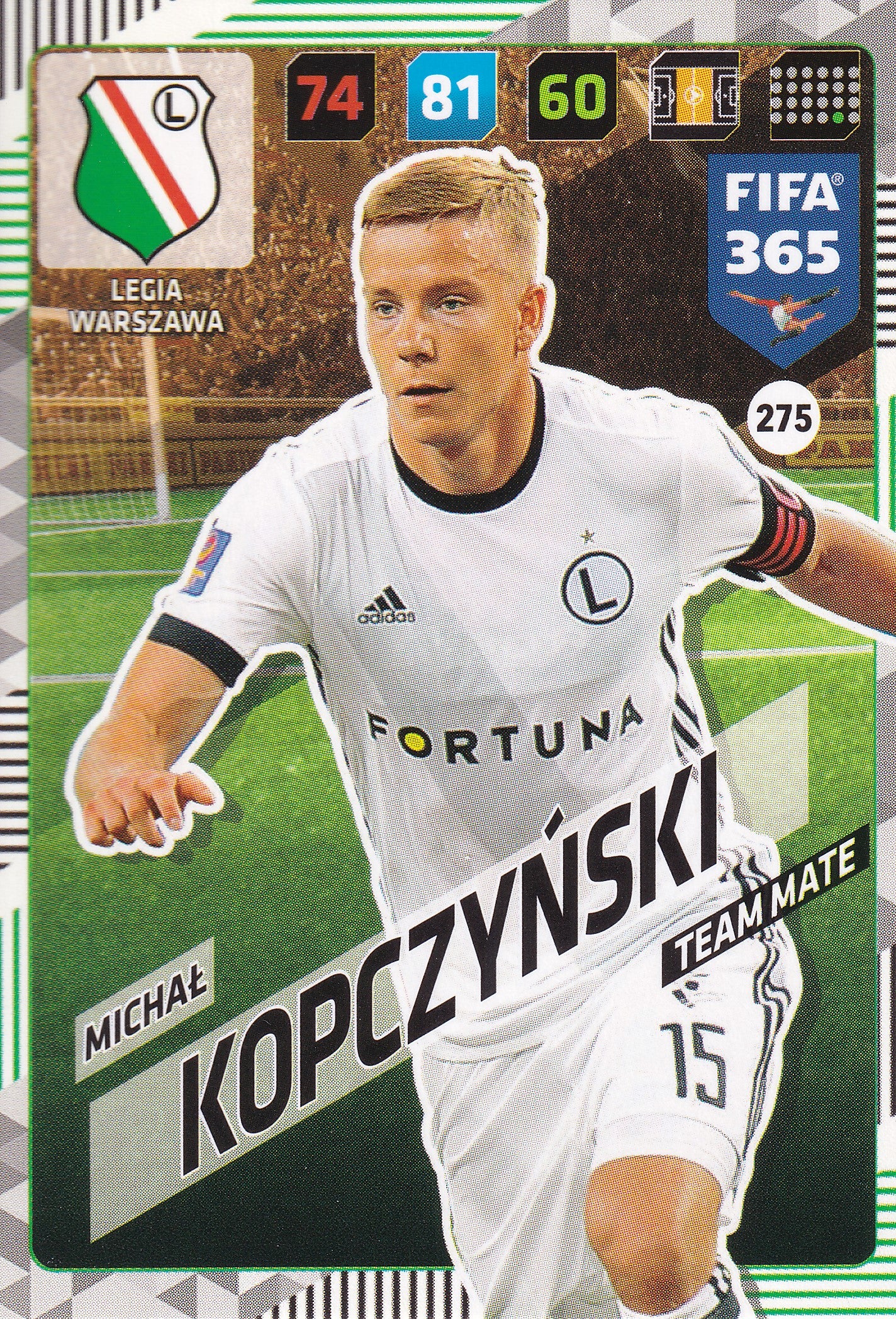 275. MICHAL KOPCZYNSKI - LEGIA WARSZAWA - TEAM MATE