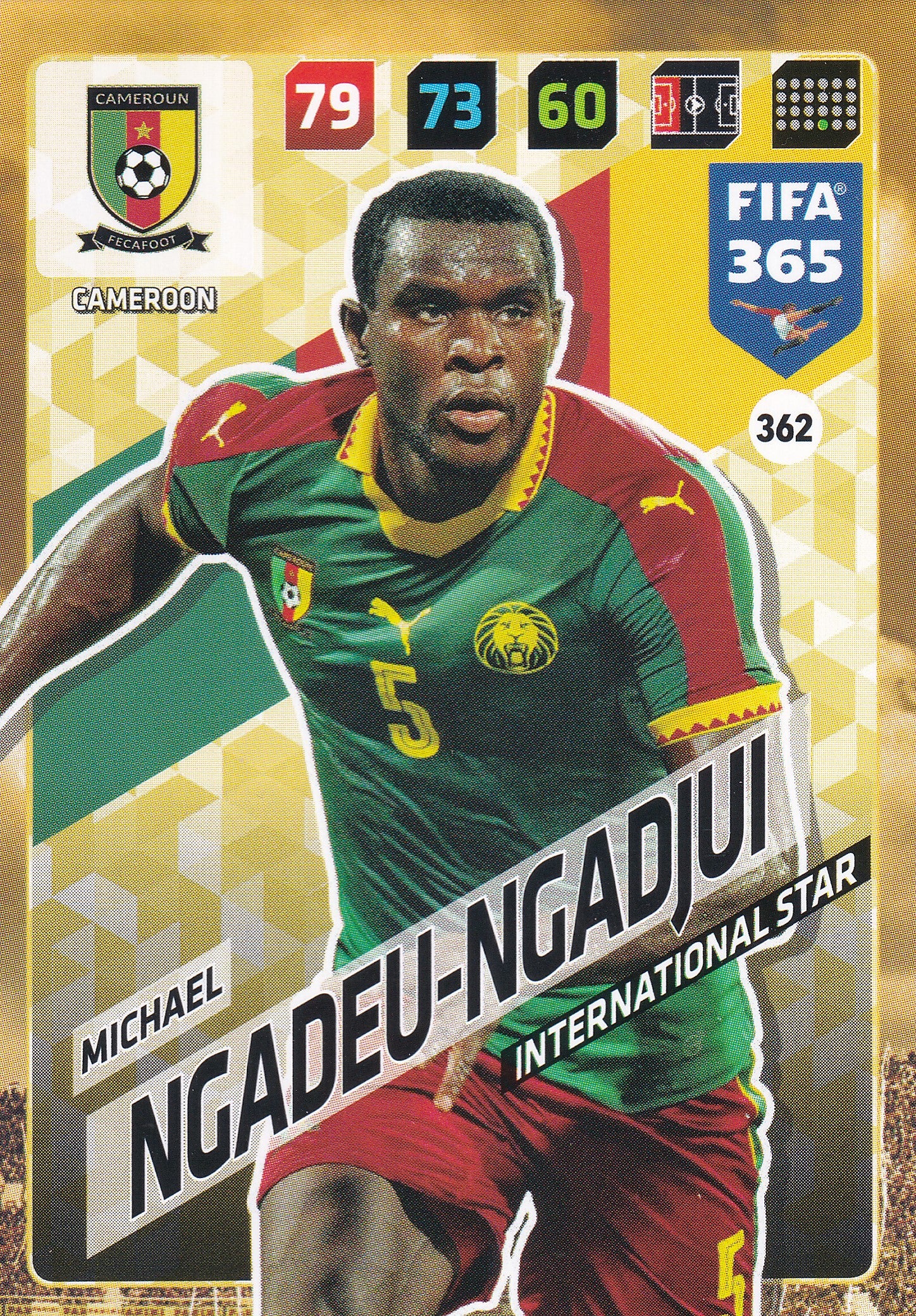 362. MICHAEL NGADEU-NGADJUI - CAMEROON - INTERNATIONAL STAR
