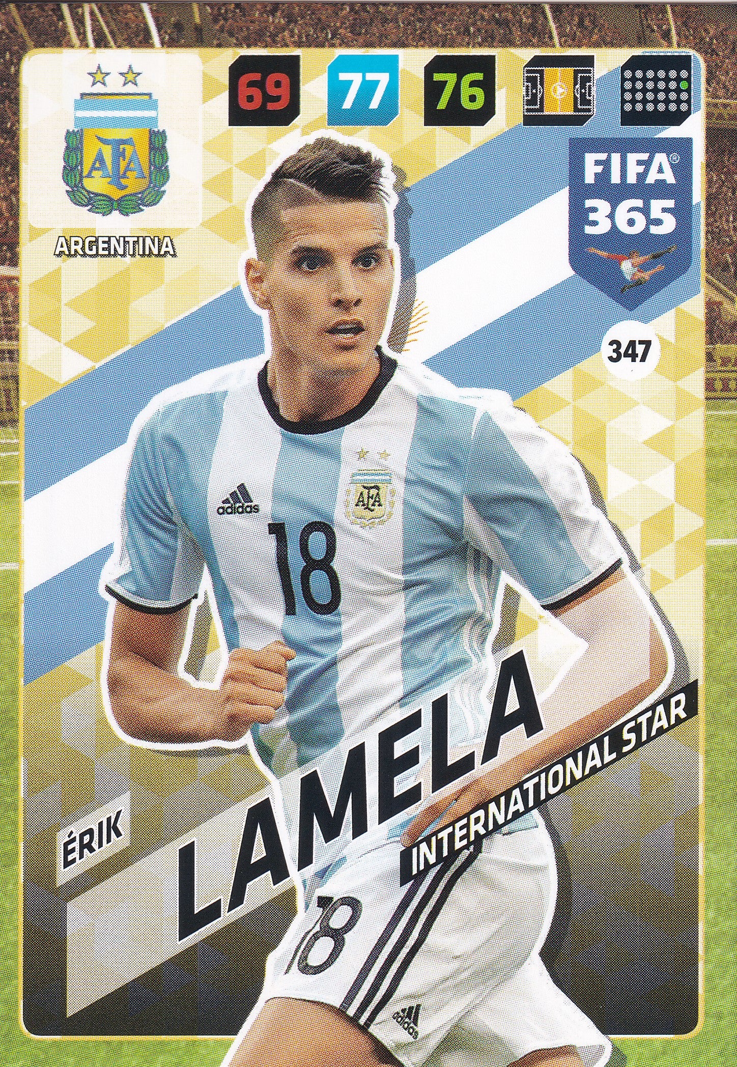 347. ÉRIK LAMELA - ARGENTINA - INTERNATIONAL STAR