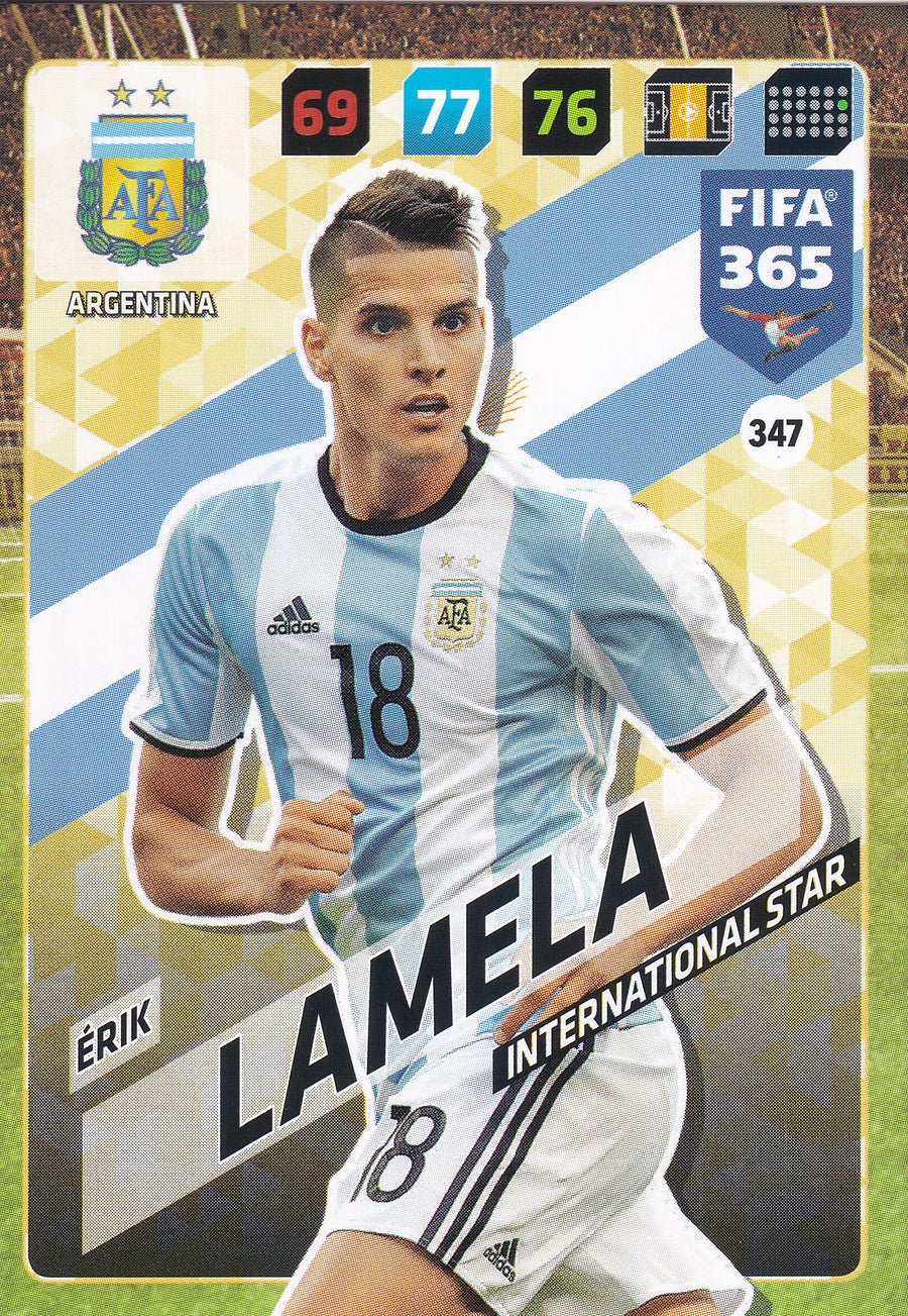347. ÉRIK LAMELA - ARGENTINA - INTERNATIONAL STAR