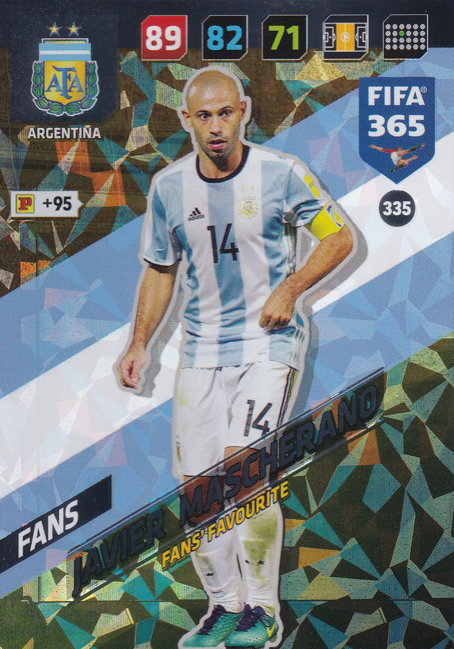 335. JAVIER MASCHERANO - ARGENTINA - FANS - FANS’ FAVOURITE
