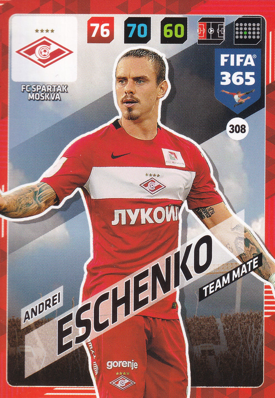 308. ANDREI ESCHENKO - FC SPARTAK MOSKVA - TEAM MATE