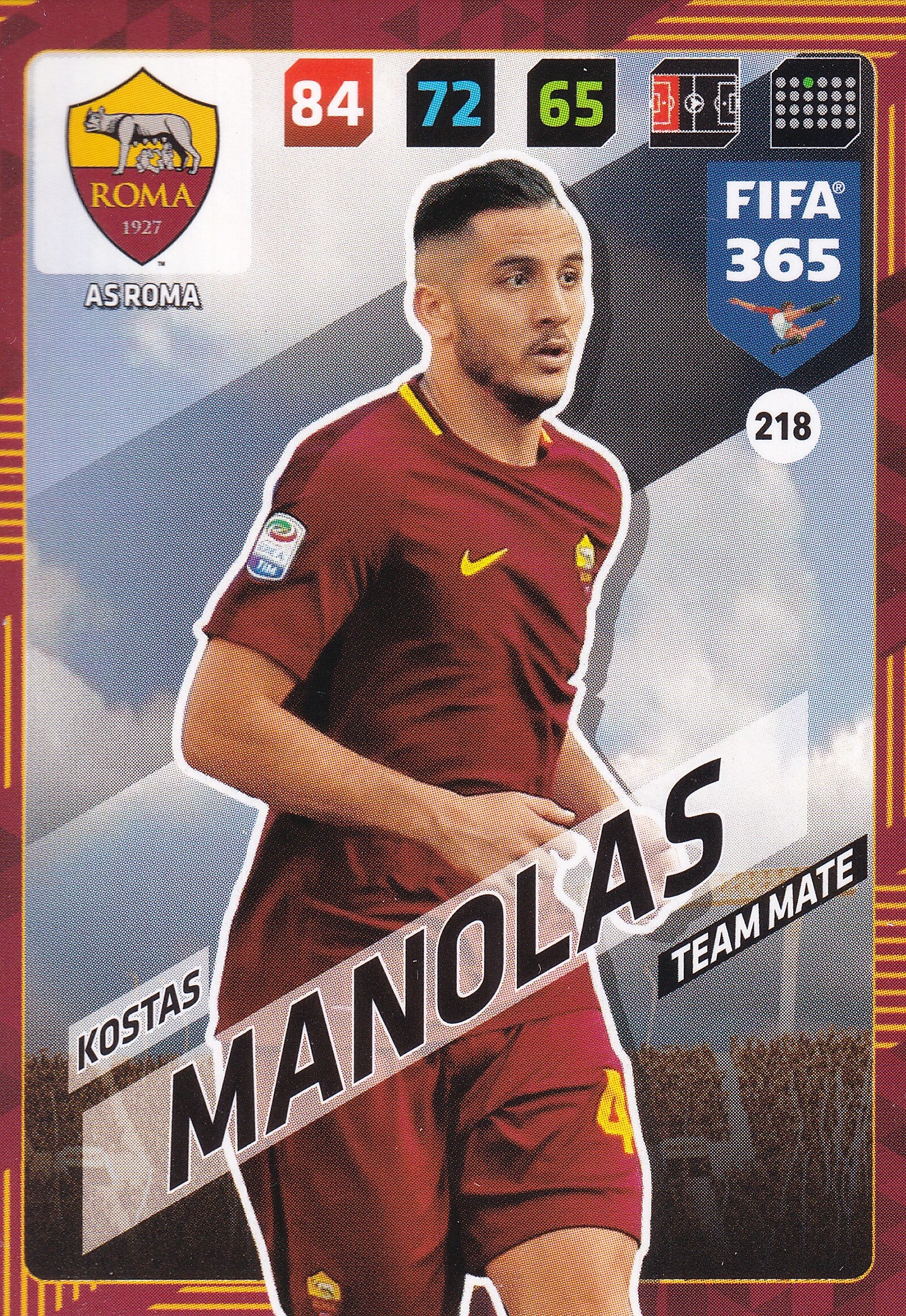 218. KOSTAS MANOLAS - AS ROMA - TEAM MATE