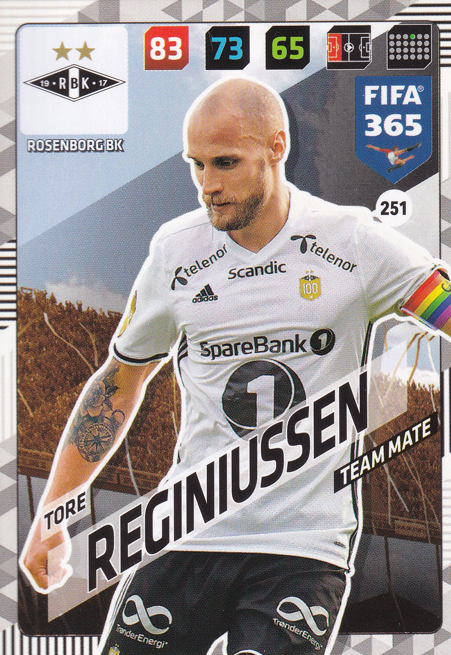 251. TORE REGINIUSSEN - ROSENBORG BK - TEAM MATE