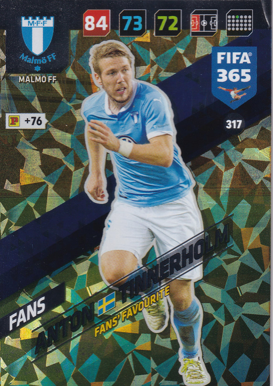 317. ANTON TINNERHOLM - MALMÖ FF - FANS - FANS’ FAVOURITE