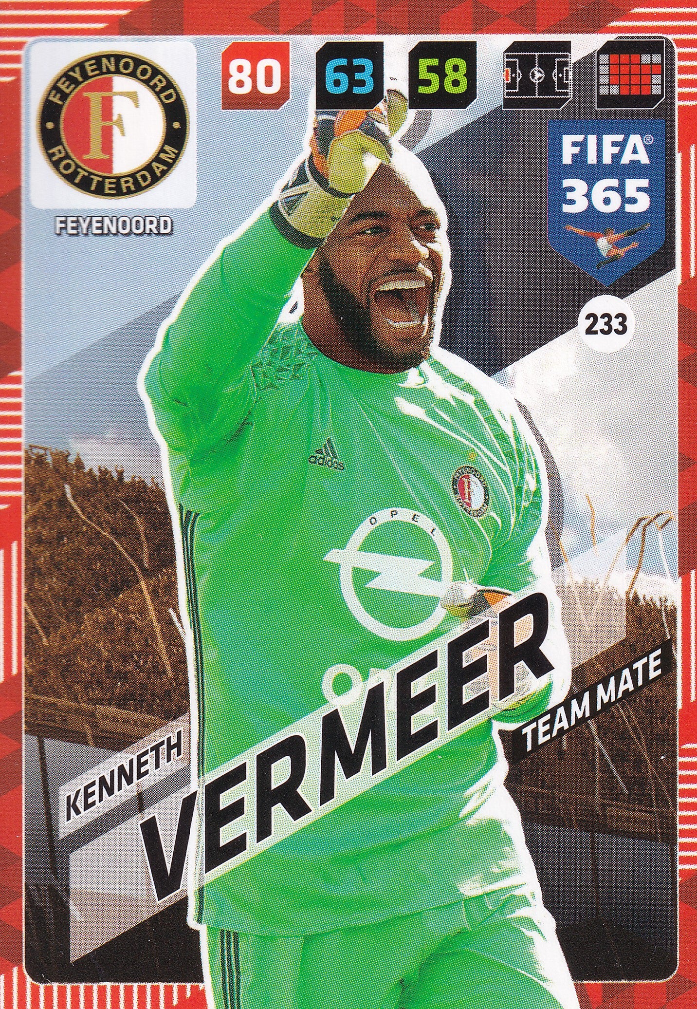 233. KENNETH VERMEER - FEYENOORD - TEAM MATE