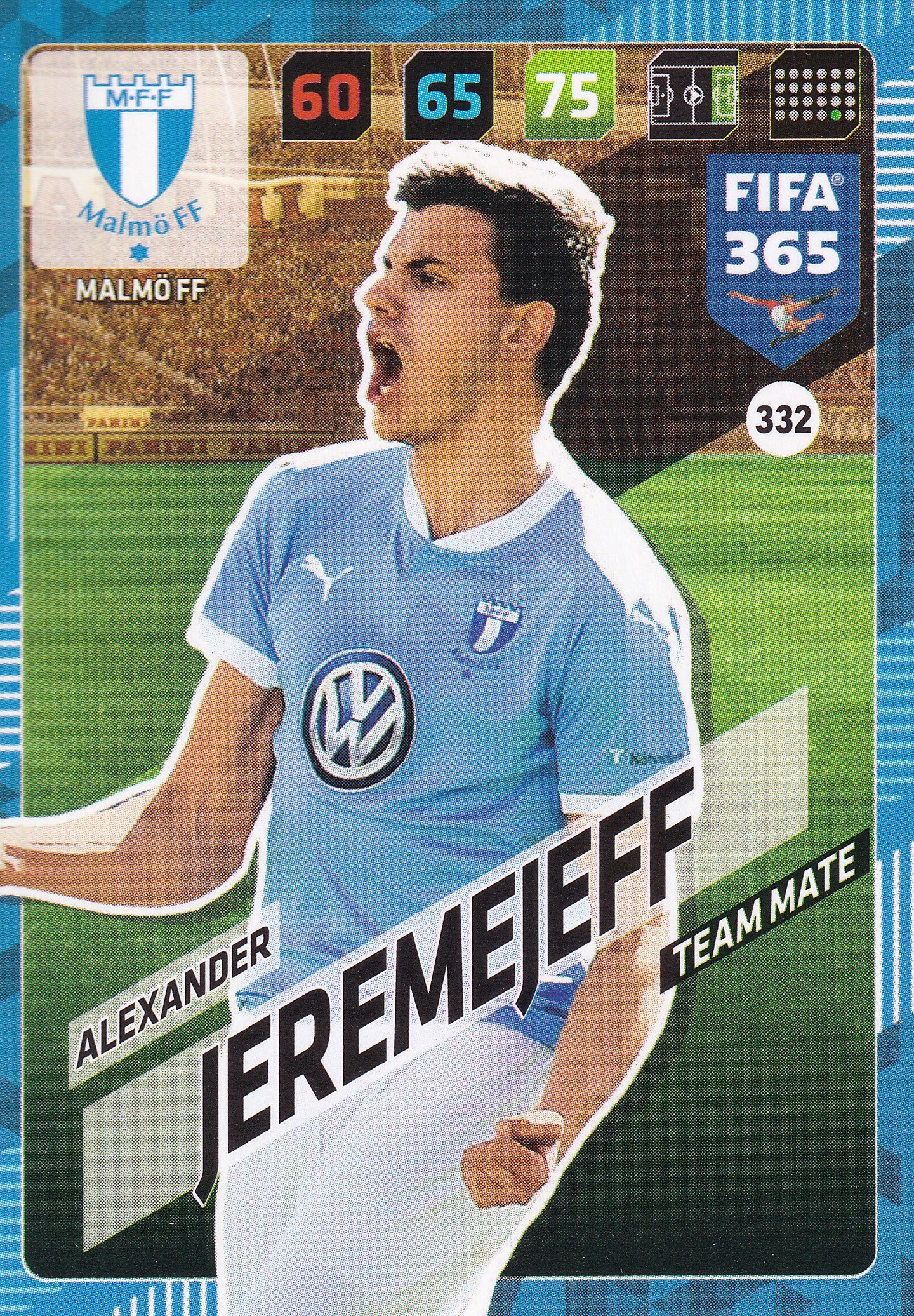 332. ALEXANDER JEREMEJEFF - MALMÖ FF - TEAM MATE