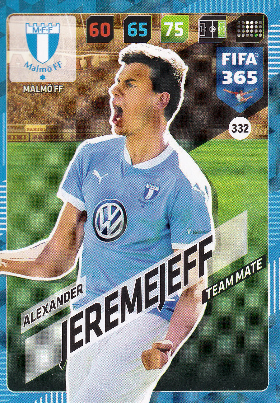 332. ALEXANDER JEREMEJEFF - MALMÖ FF - TEAM MATE