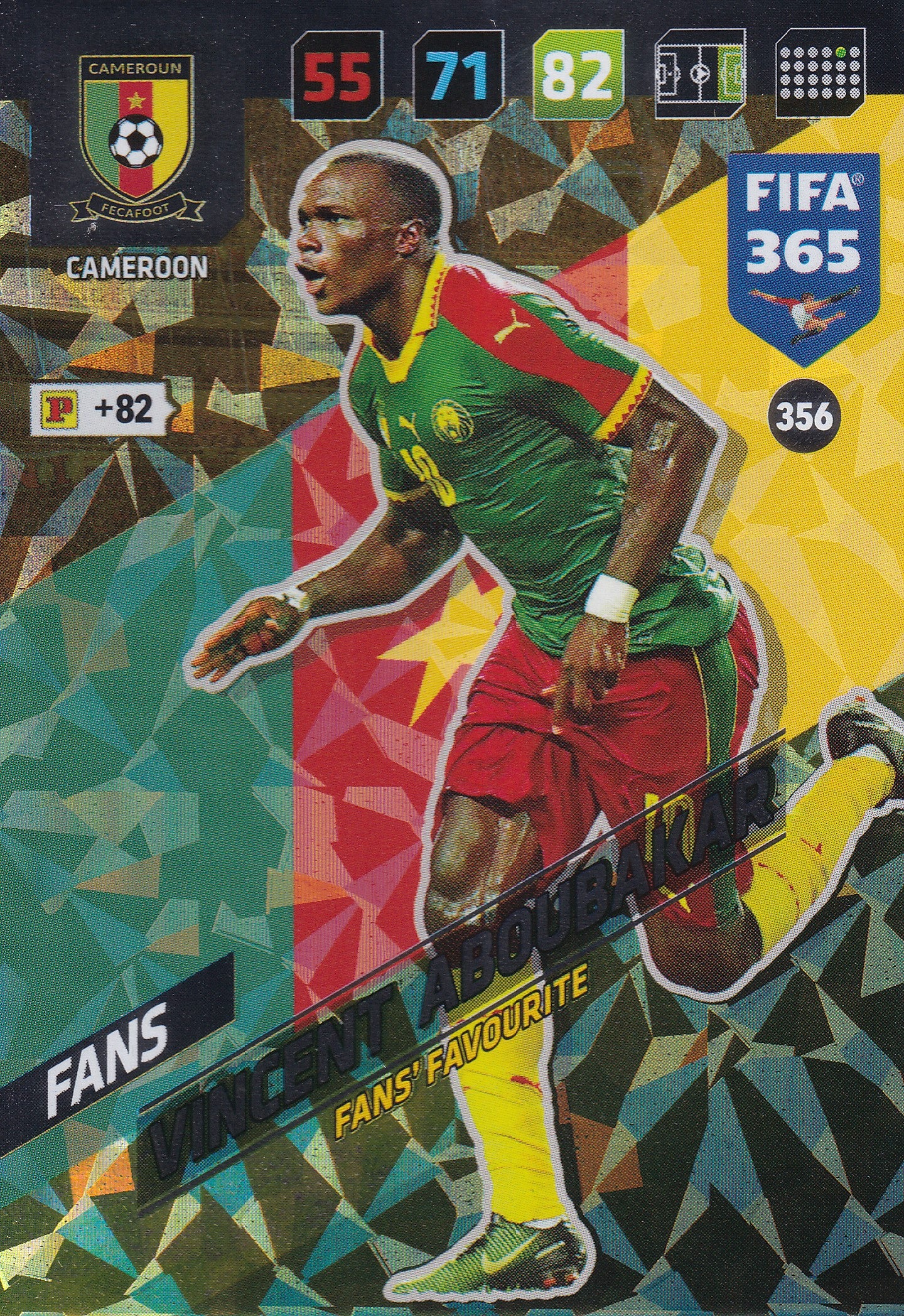 356. VINCENT ABOUBAKAR - CAMEROON - FANS - FANS’ FAVOURITE