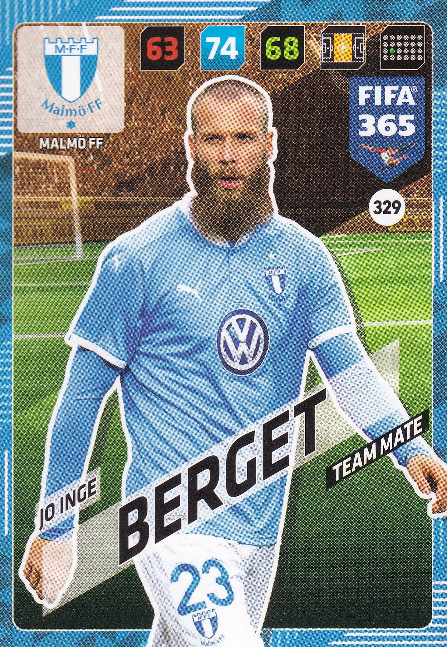 329. JO INGE BERGET - MALMÖ FF - TEAM MATE