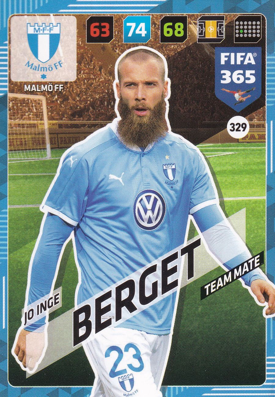 329. JO INGE BERGET - MALMÖ FF - TEAM MATE